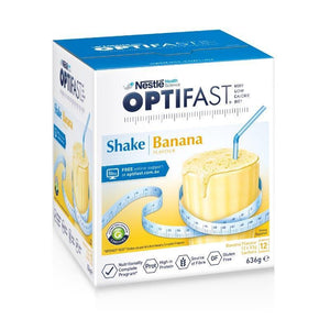 Optifast Banana Shake Sachets 12x53g