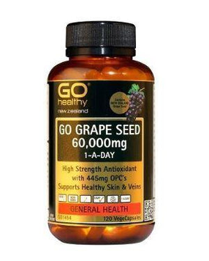 GO Healthy GO Grape Seed 60,000mg Capsules 120