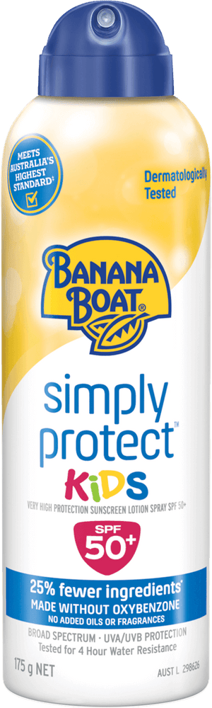 Banana Boat Simply Protect Kids Spray SPF50+ 175g