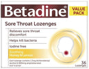 BETADINE Sore Throat Lozenge Honey & Lemon 36
