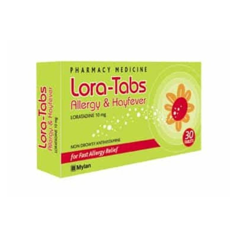 Lora-Tabs Allergy & Hayfever 10mg 30 Tablets