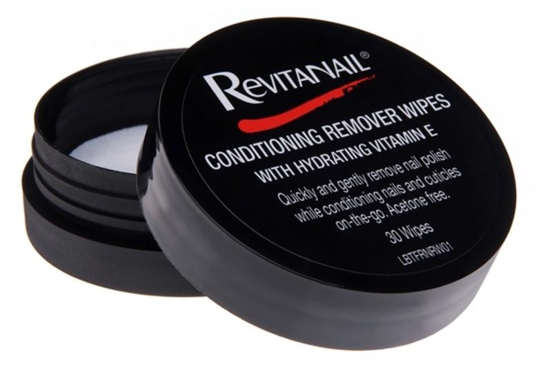 REVITANAIL Conditioning Nail Polish Remover Wipes 30 Pack