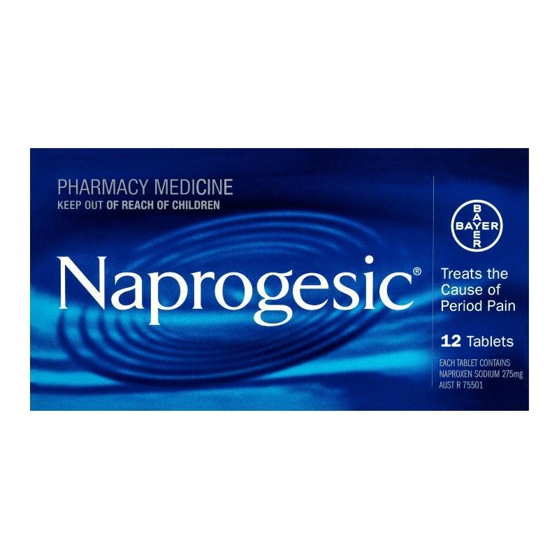 Naprogesic Period Pain Tablets 12 Pack