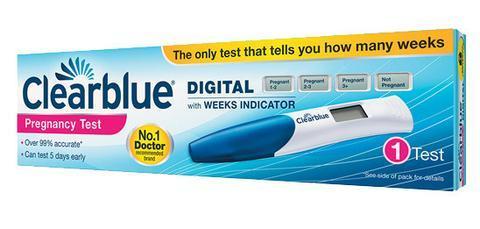 Clearblue Digital Pregnacy Test 1