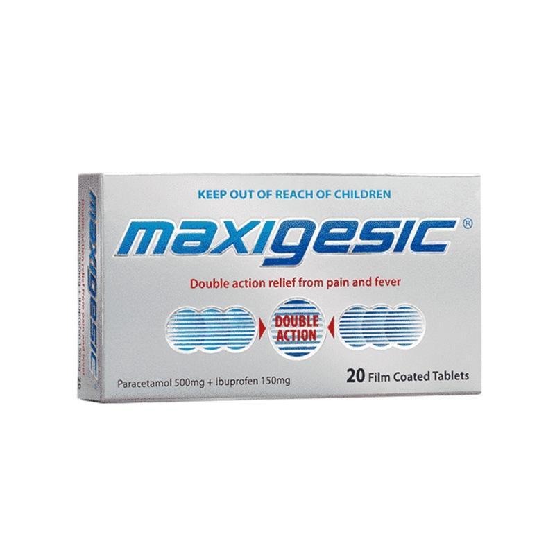Maxigesic Double Action Pain Relief Tablets 20