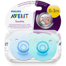 Philips Avent 0-3 months Bear Soothie 2 Pack
