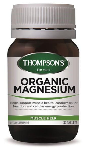 Thompson's Organic Magnesium Tablets 30