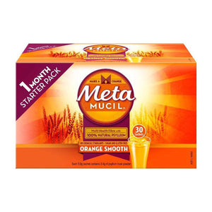 Metamucil Daily Fibre Supplement Orange Smooth 30 Sachets