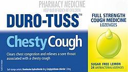 Duro-Tuss Chesty Cough Lozenges Lemon 24