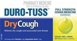 Duro-Tuss Dry Cough Lozenges Lemon 24