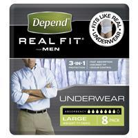 DEPEND Realfit Men Large 8