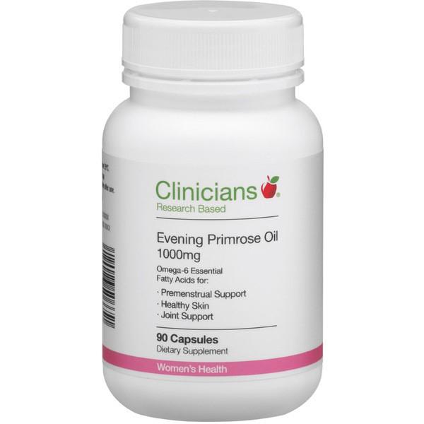 Clinicians Evening Primrose Oil 1000mg Capsules 90