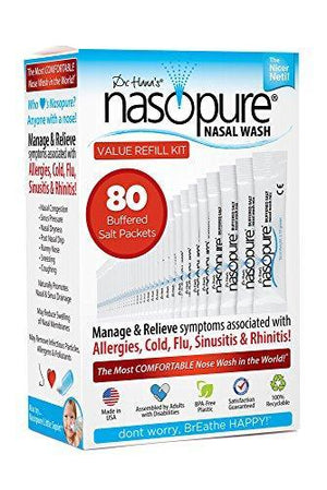 Dr. Hanas Nasopure Refill Kit 80 Pack