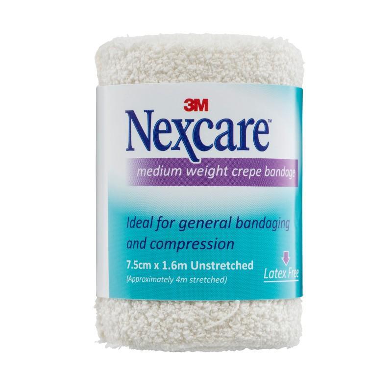Nexcare Medium Weight Crepe 7.5cm x 1.6m