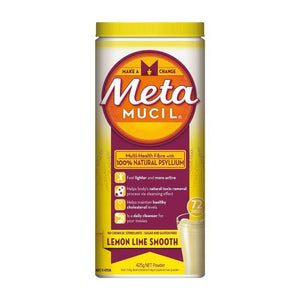 Metamucil Daily Fibre Supplement Lemon Lime Smooth 72 Doses