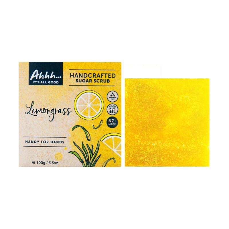 Ahhh Lemongrass Sugar Scrub Bar 100g