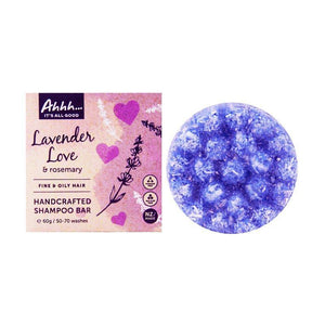 Ahhh Lavender and Rosemary Shampoo Bar 60g