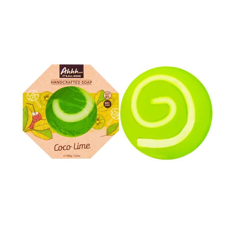 Ahhh Coco Lime Lollipop Soap 120g