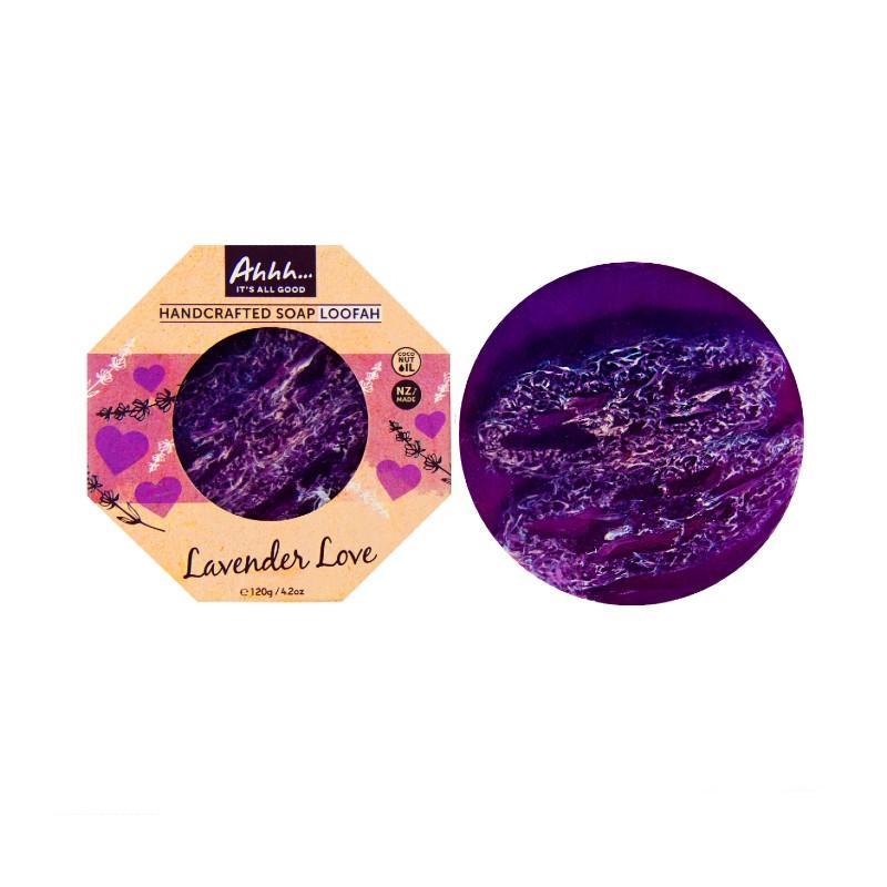 Ahhh Lavender Love Loofah Soap 120g