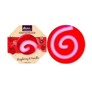 Ahhh Raspberry & Vanilla Lollipop Soap 120g