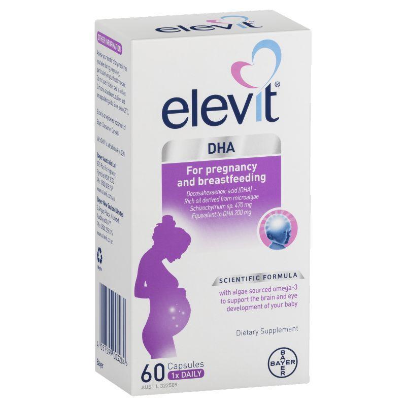 Elevit DHA For Pregnancy And Breastfeeding Capsules 60 pack (60 days)