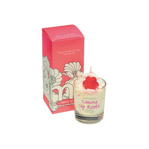 BOMB Piped Candle Coming Up Roses