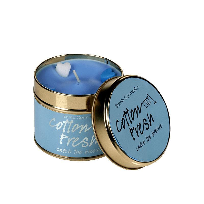 BOMB Tin Candle Cotton Fresh