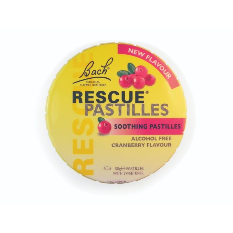 Bach Rescue Pastilles Cranberry 50g