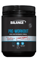 Balance Pre-Workout with RedNite Powder 450g Fruit Punch