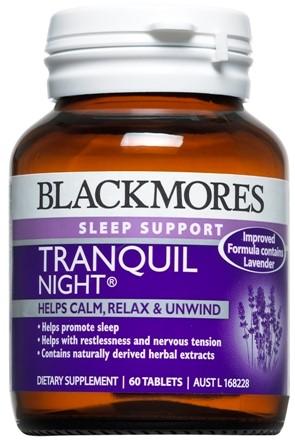 Blackmores Tranquil Night Tablets 60