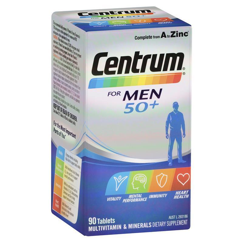 Centrum for Men 50+ Tablets 90