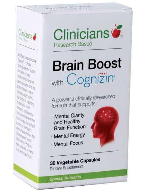 Clinicians Brain Boost with Cognizin Capsules 30