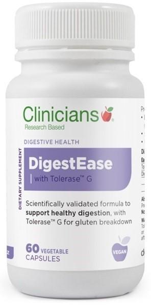Clinicians DigestEase with Tolerase™ G Capsules 60
