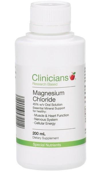 Clinicians Magnesium Chloride 45% Solution 200ml