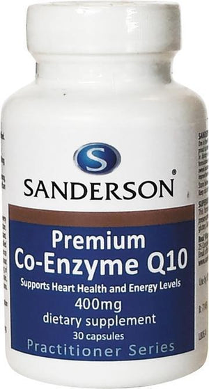 SANDERSON Premium CoQ10 400mg 30
