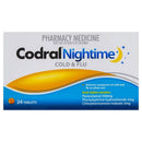 Codral Nightime Cold & Flu 24 Tablets