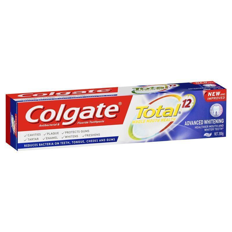 Colgate Total Advanced Whitening Antibacterial Fluoride Toothpaste 125ml