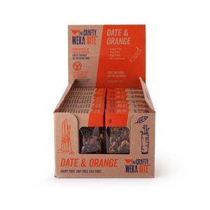 Crafty Weka Bar - Date & Orange Bite Size 40g - Single Bar