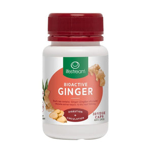Lifestream Bioactive Ginger Capsules 30