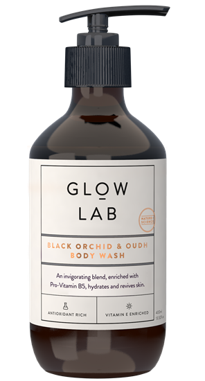 Glow Lab Black Orchid & Oudh Body Wash 400ml