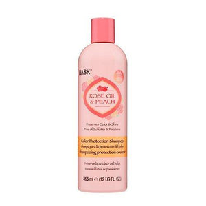 Hask Rose Oil & Peach Colour Protection Shampoo 355mL