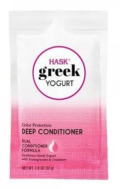 Hask Greek Yoghurt Colour Protection Deep Conditioner Sachets 53g Pomegranate & Cranberry