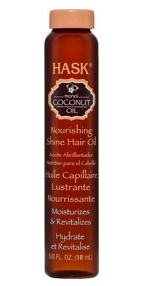 Hask Monoi Coconut Oil Nourishing Shine Hair Oil 18ml