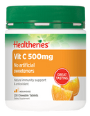 Healtheries Vit C 500mg Chewable 200 Tablets