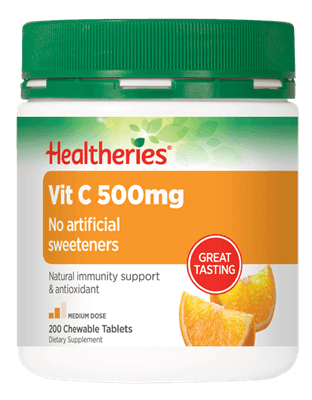 Healtheries Vit C 500mg Chewable 200 Tablets