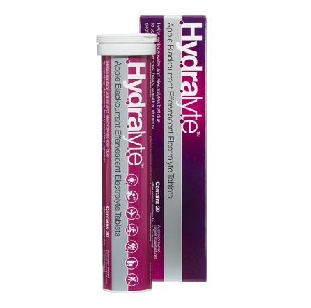 Hydralyte Effervescent Electrolyte Apple & Blackcurrant Tablets 20