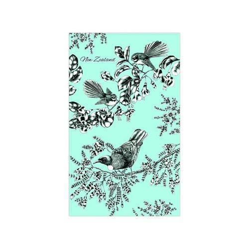 Parrs Tea Towel Birds Blue