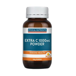 ETHICAL NUTRIENTS Extra C 1000mg Powder Immune Health 100g Powder