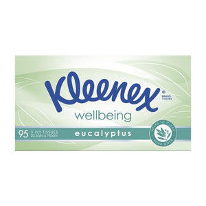 Kleenex Eucalyptus Facial Tissues 95 Pack