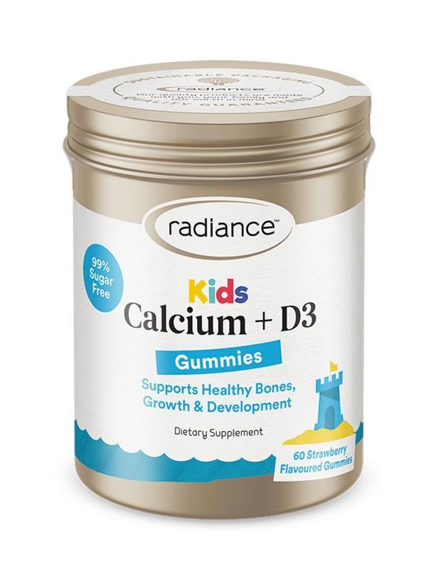 RADIANCE Kids Calcium + D3 Gummies 60's